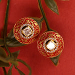 Moissanite Enamel Imperial Stud I