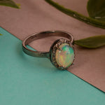 Opal Diamond Royal Victorian Ring