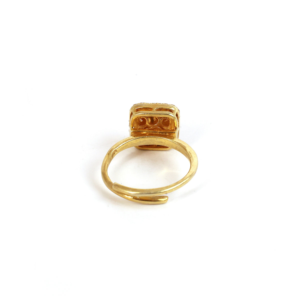 Moissanite Gold Plated Ring II