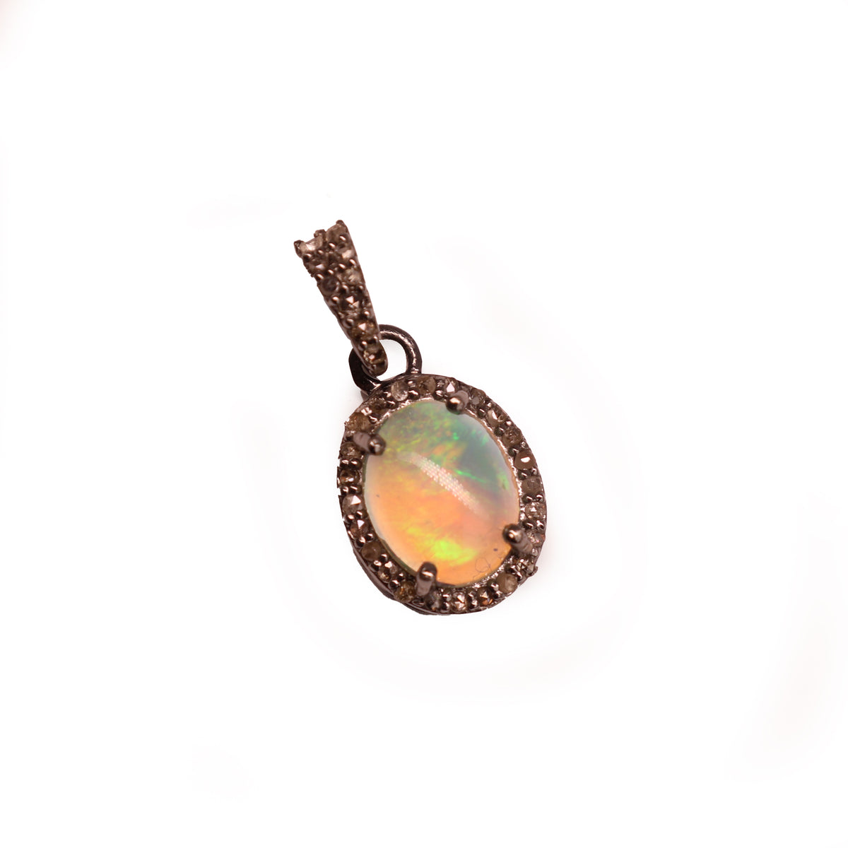 Opal Diamond Imperial Victorian Pendant
