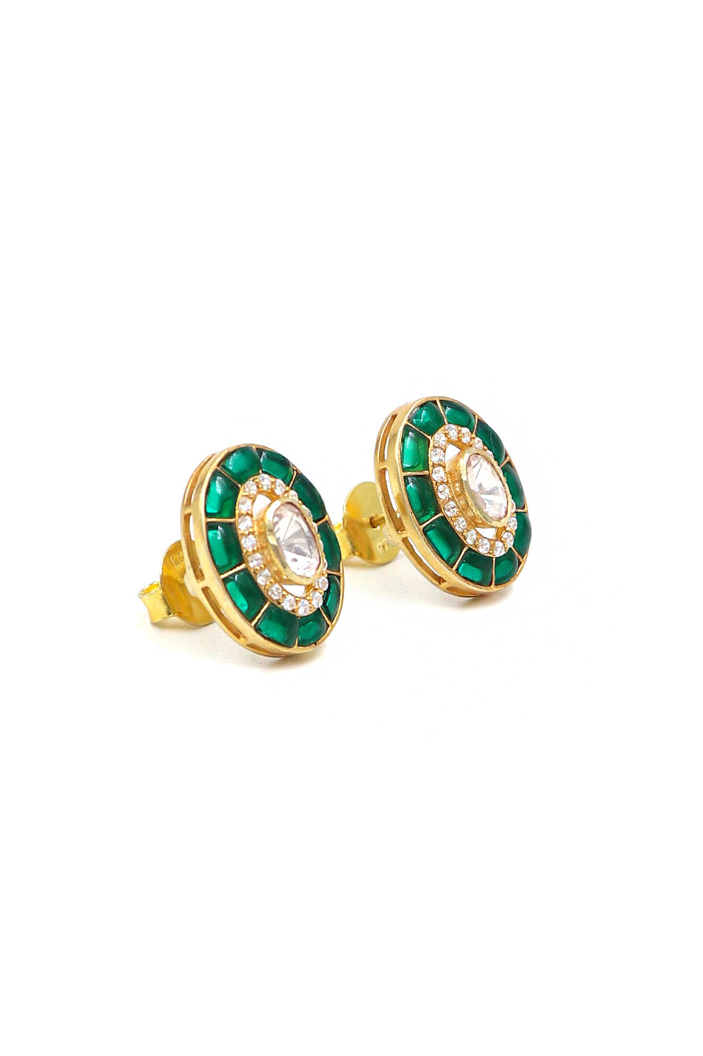 Moissanite Enamel Majestic Earring