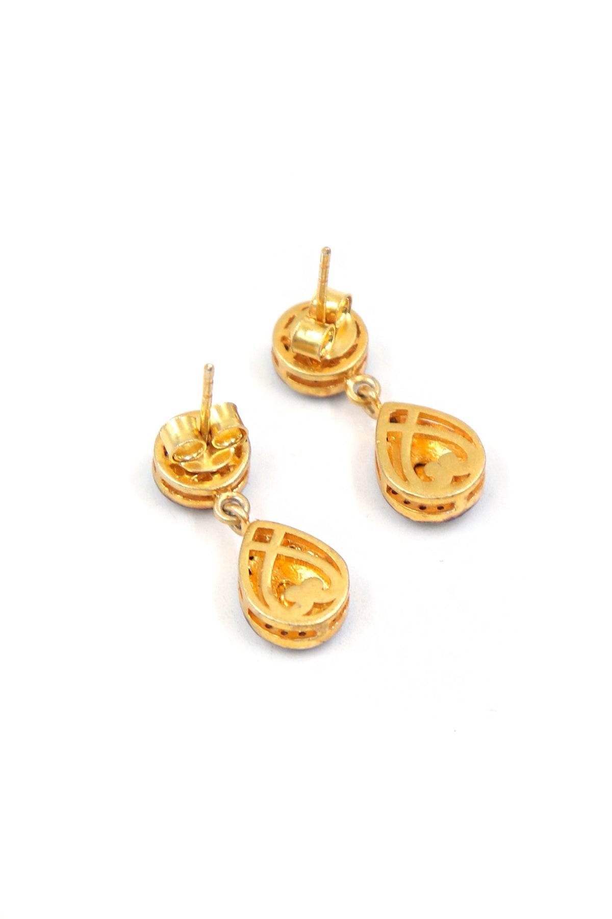 Gold Polki Diamond Royal Earring