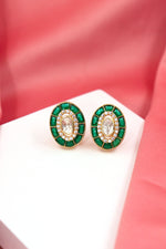 Moissanite Enamel Majestic Earring
