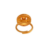 Moissanite Enamel Sovereign Ring II