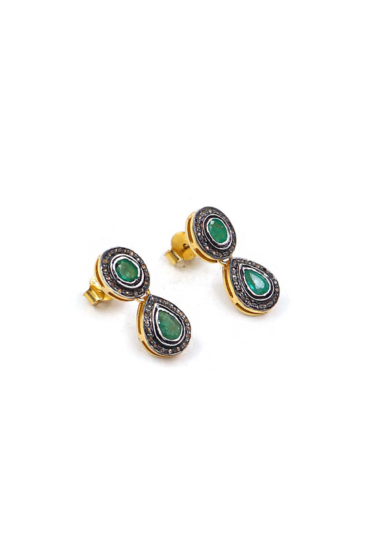 Ruby Polki Diamond Imperial Earring