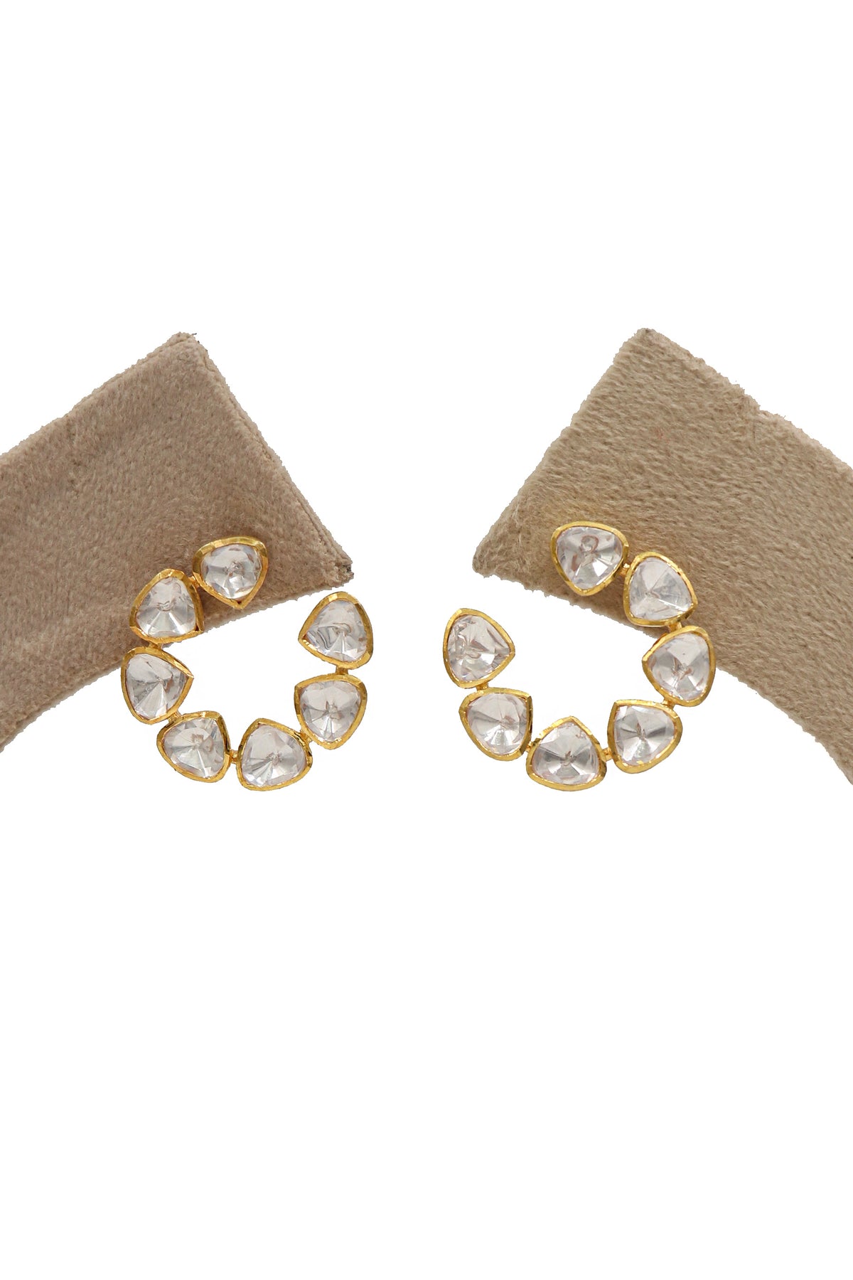 Moissanite Hoop Regal Earring