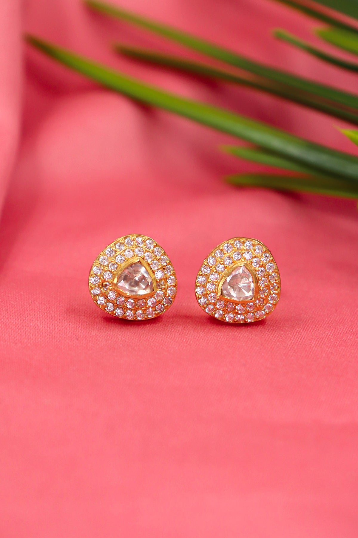 Moissanite & CZ Majestic Stud