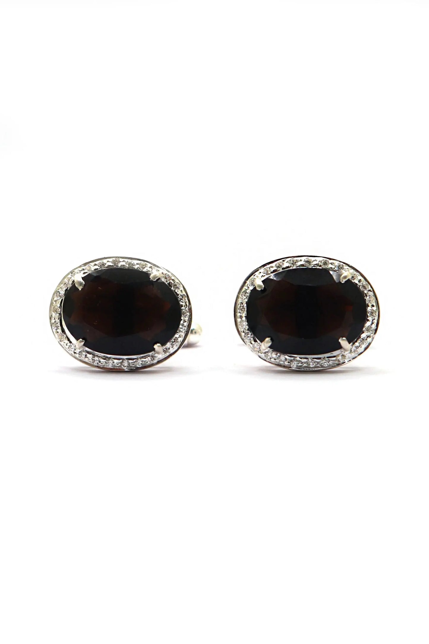 black cufflinks