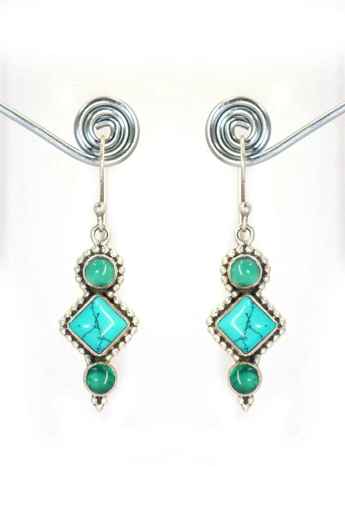 Elegant Multi Gemstone Earrings Perfect Gifts for Special Moments VJewels
