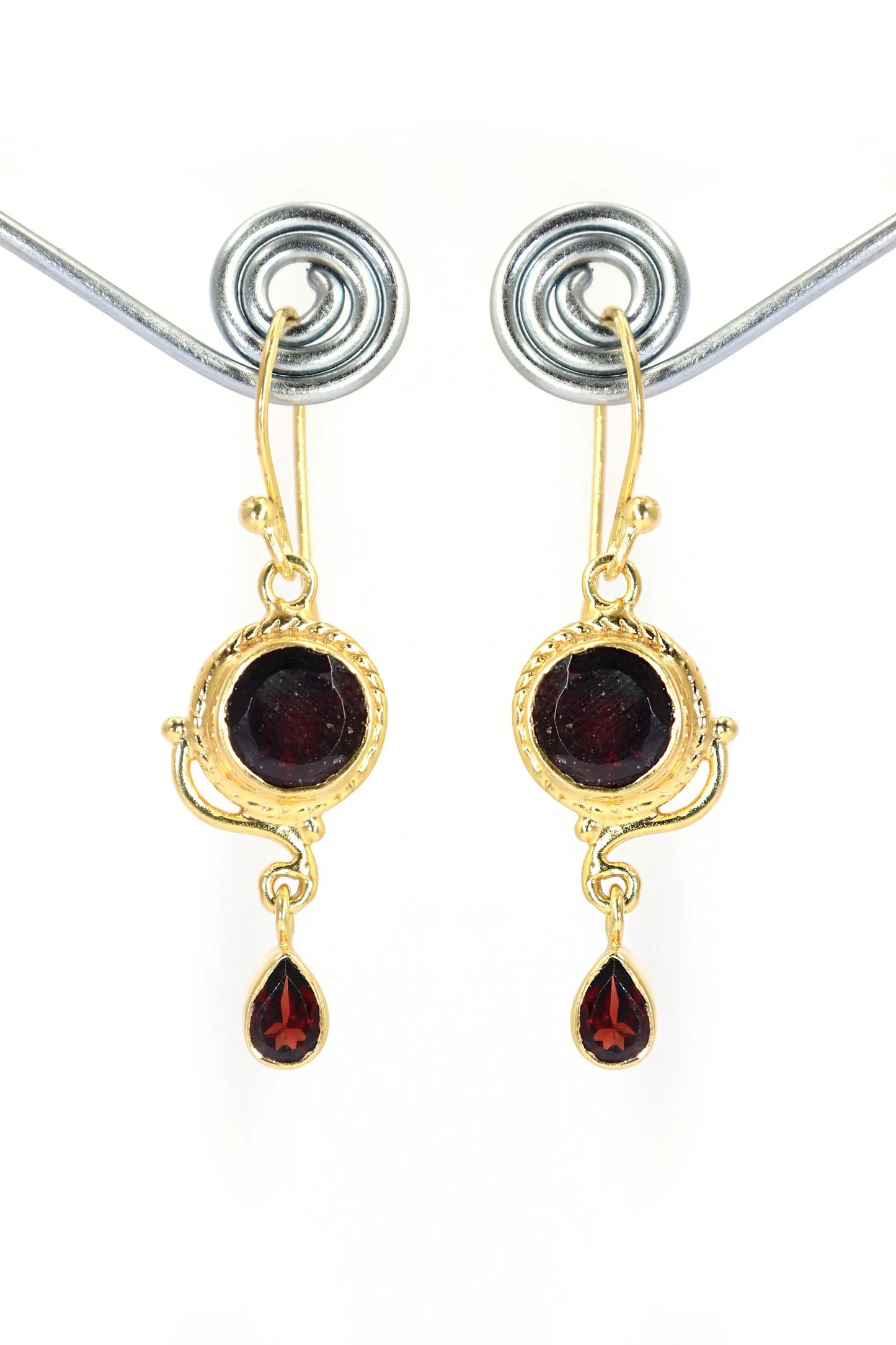 Exquisite Natural Garnet Gemstone Earrings for Every Occasion VJewels