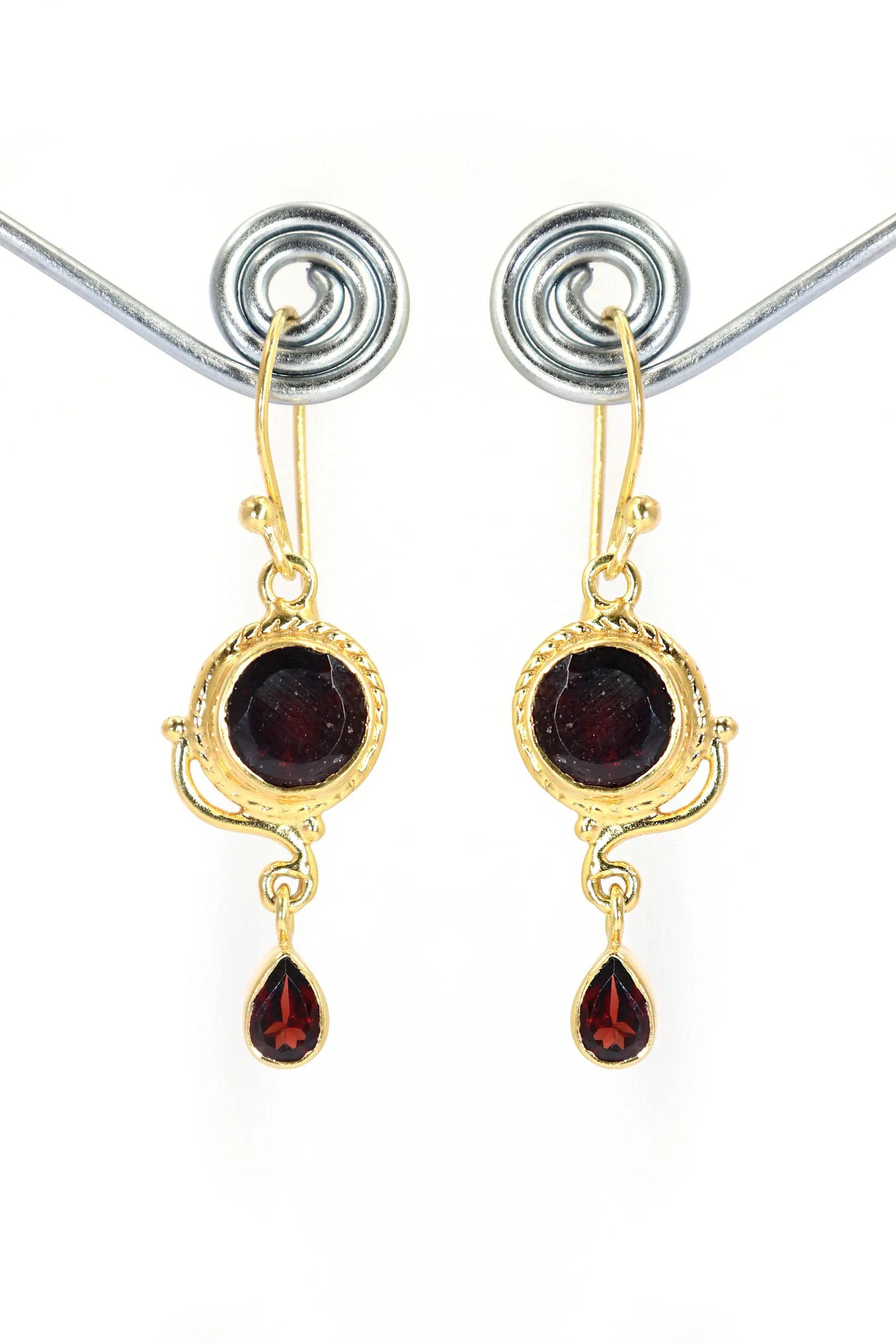 Exquisite Natural Garnet Gemstone Earrings for Every Occasion VJewels