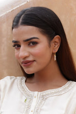 GoldPlated American Diamond Hook Earrings Jewelry Vidita Jewels