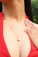 Moissanite Gold Plated Necklace II