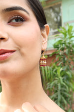 Ruby & Pearl Sovereign Earring