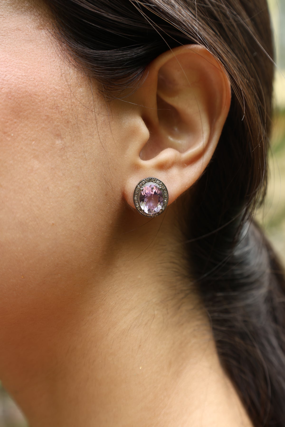 Amethyst Diamond Regal Victorian Stud