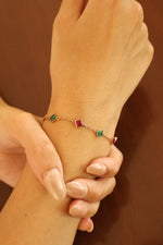 Red-Green Onyx Noble Heritage Bracelet