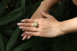 Moissanite Enamel Royal Ring I