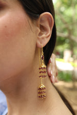 Ruby Royalty Sui Dhaga Earring
