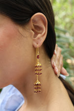 Ruby Royalty Sui Dhaga Earring