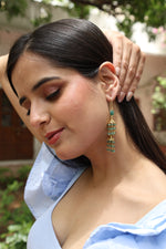 Emerald Royalty Sui Dhaga Earring
