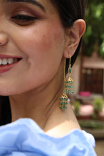 Emerald Royalty Sui Dhaga Earring