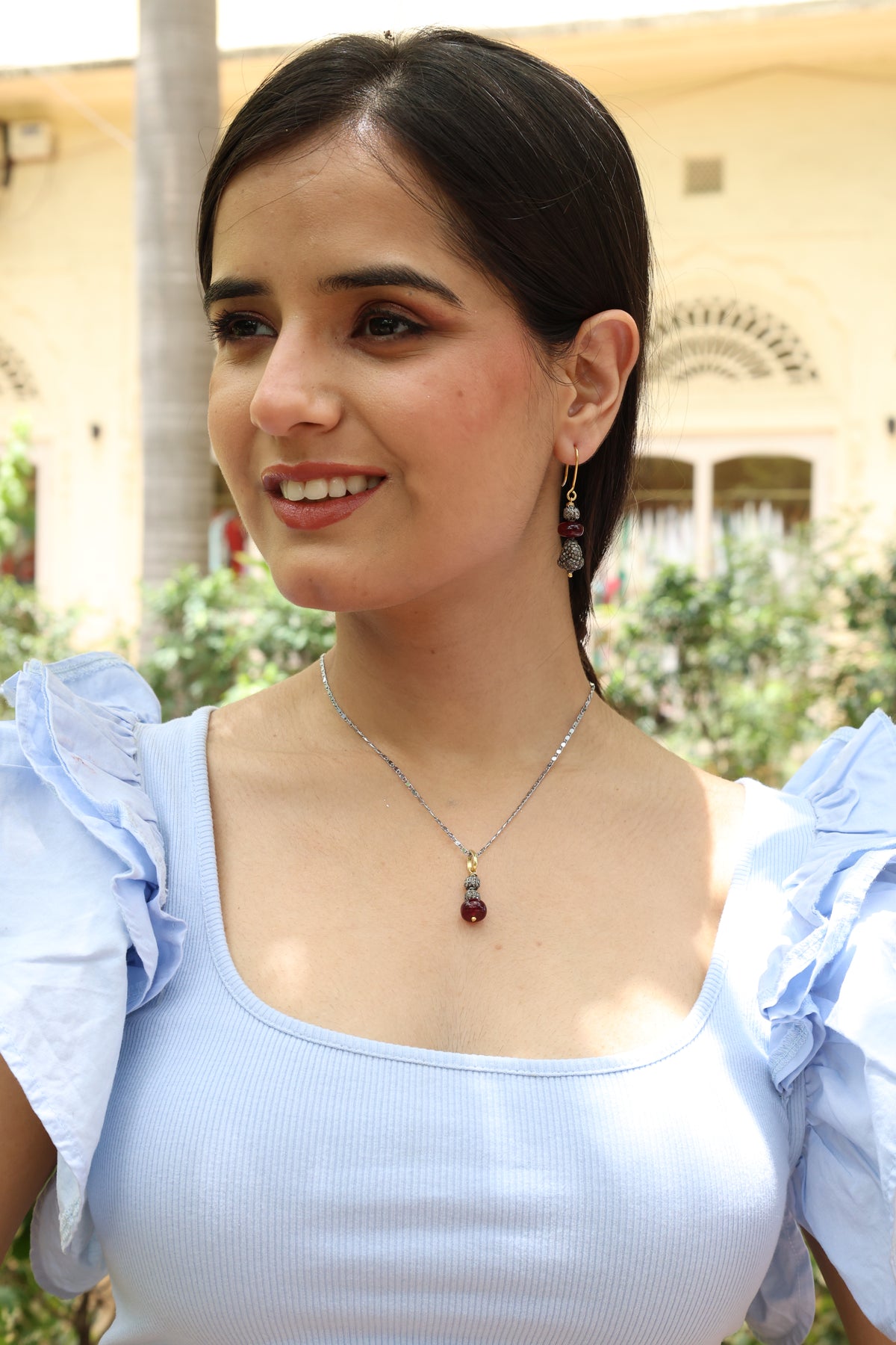Ruby Diamond Royal Pendant