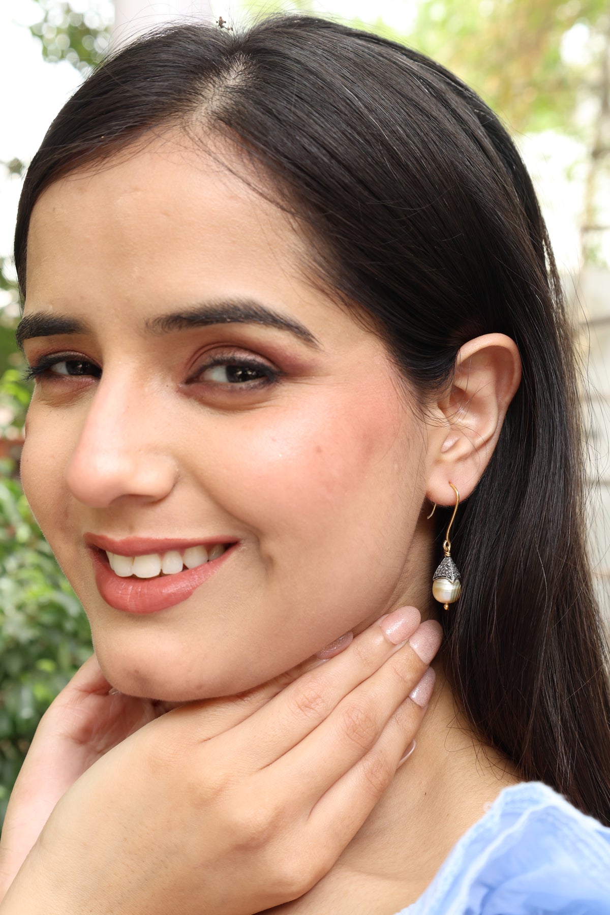 Ruby Diamond Imperial Hook Earring