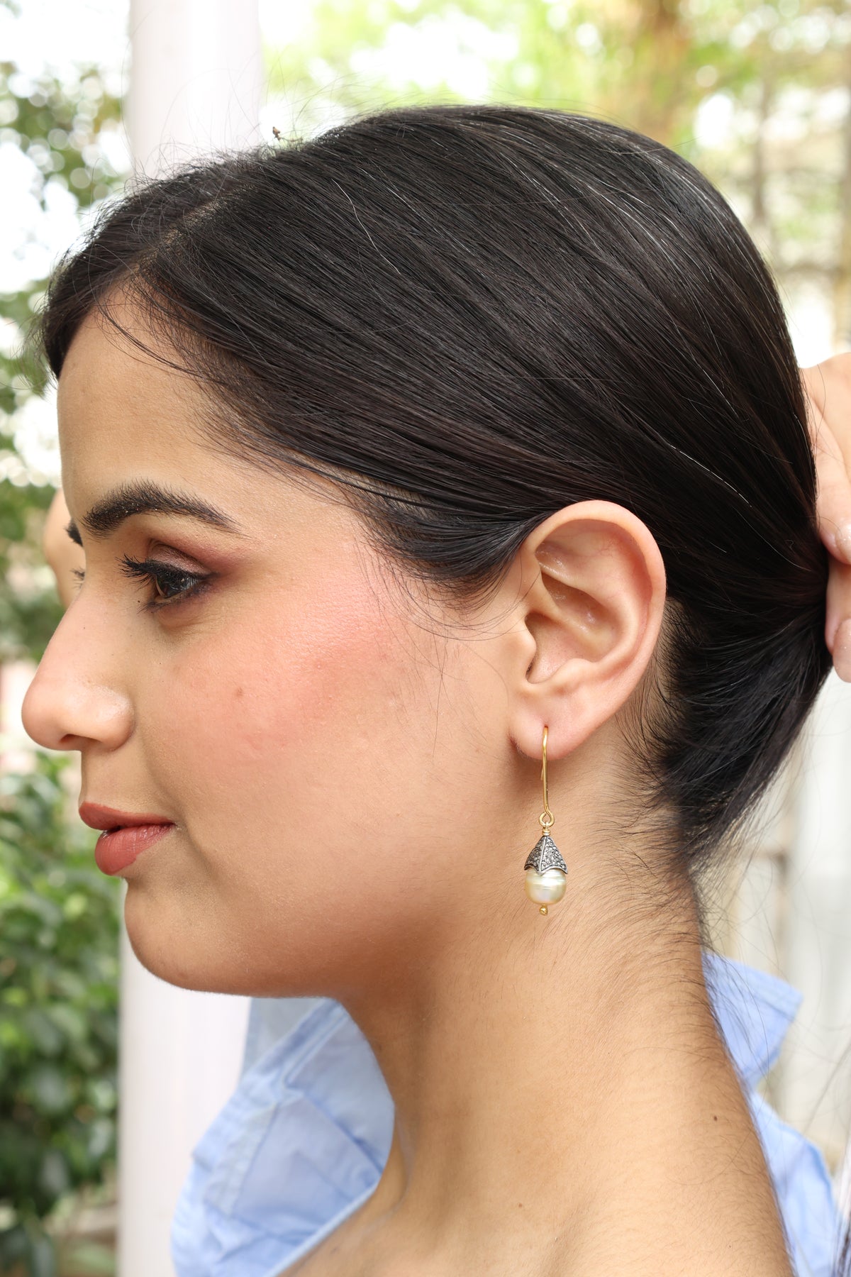 Ruby Diamond Imperial Hook Earring
