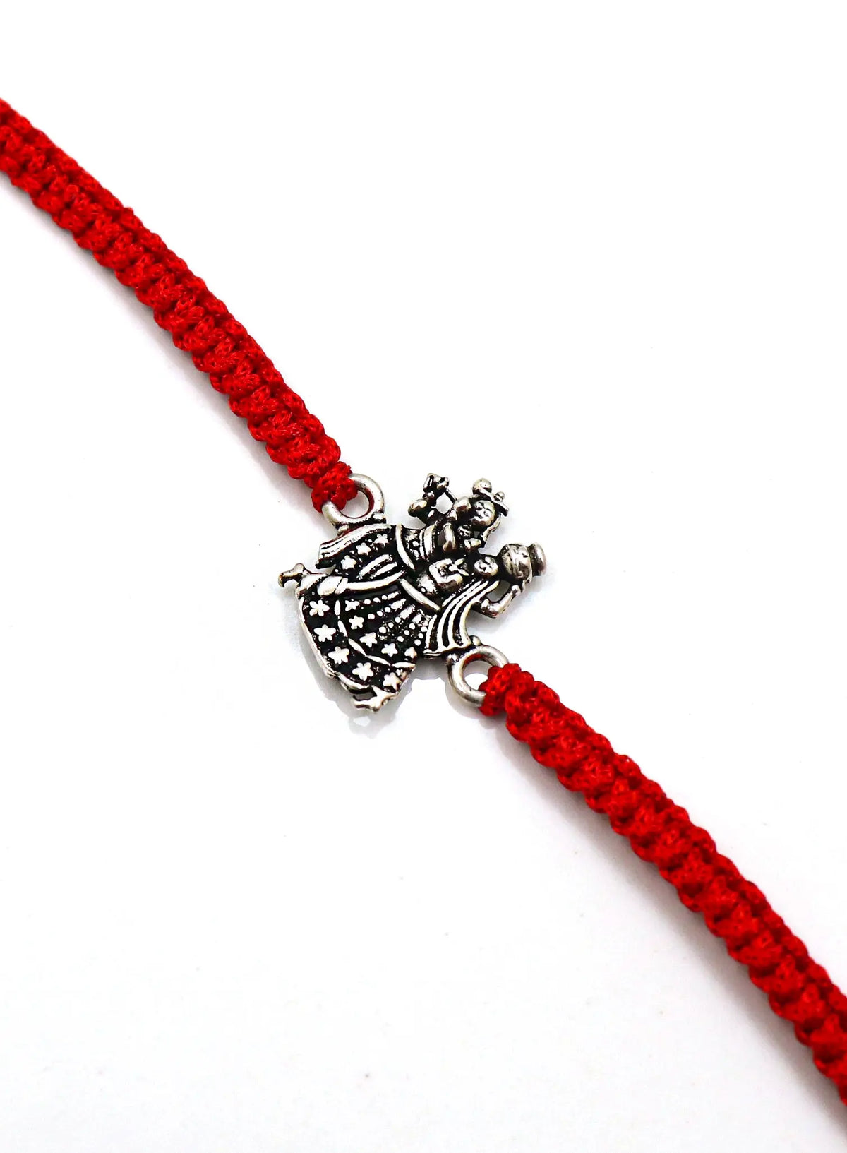 Krishna with Gopi Charm Rakhi Band for Brother VJewels