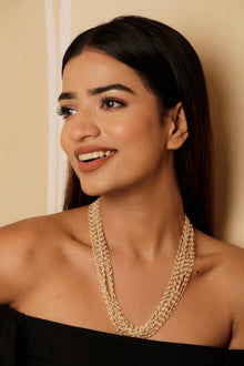 Paisley Pearl Chain Necklace Jewelry Vidita Jewels
