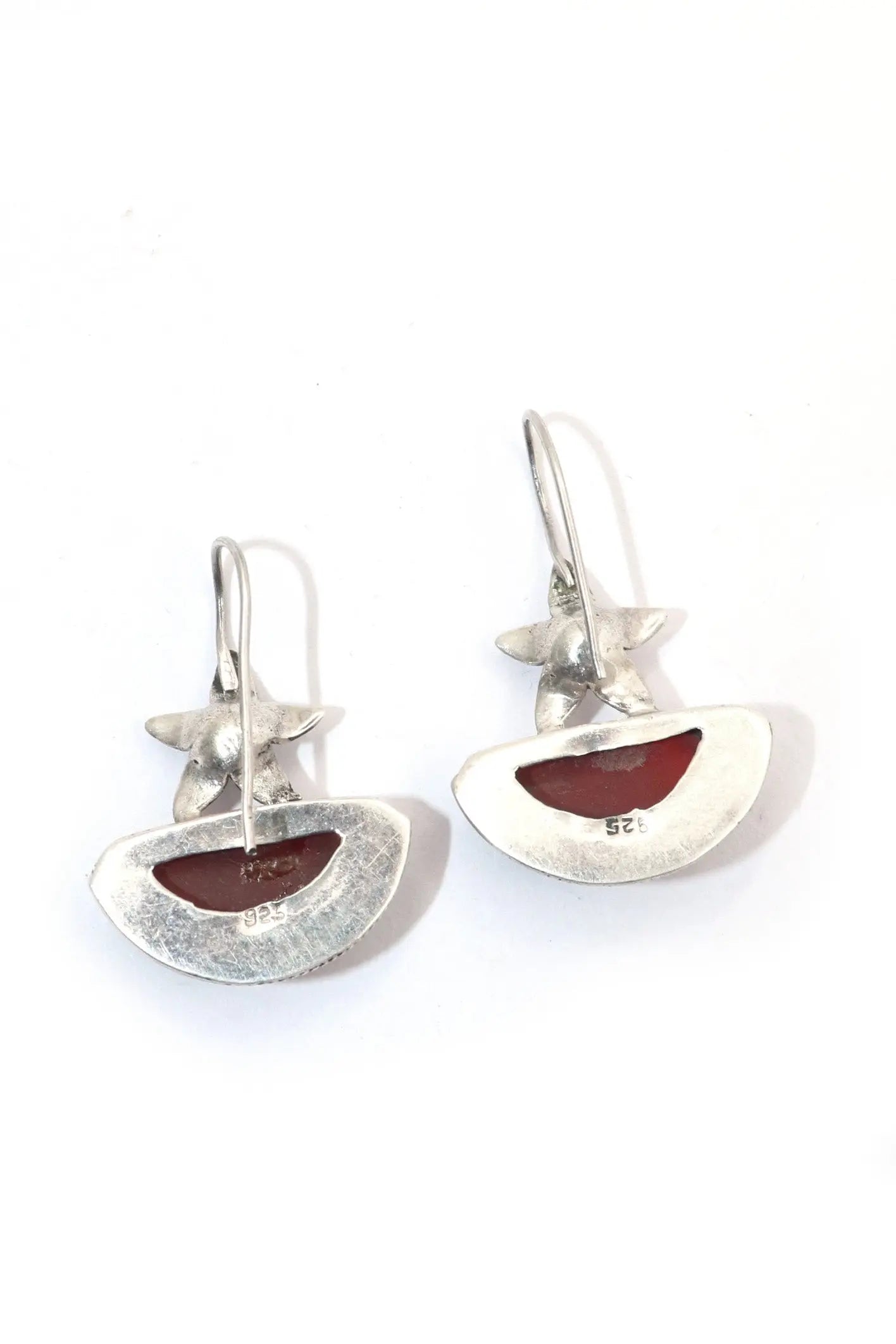 Trendsetting Red Onyx Gemstone Earrings for Modern Women VJewels