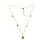 Moissanite Gold Plated Necklace I