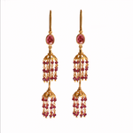 Ruby Royalty Sui Dhaga Earring
