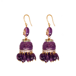 Amethyst Regal Jhumki Earring