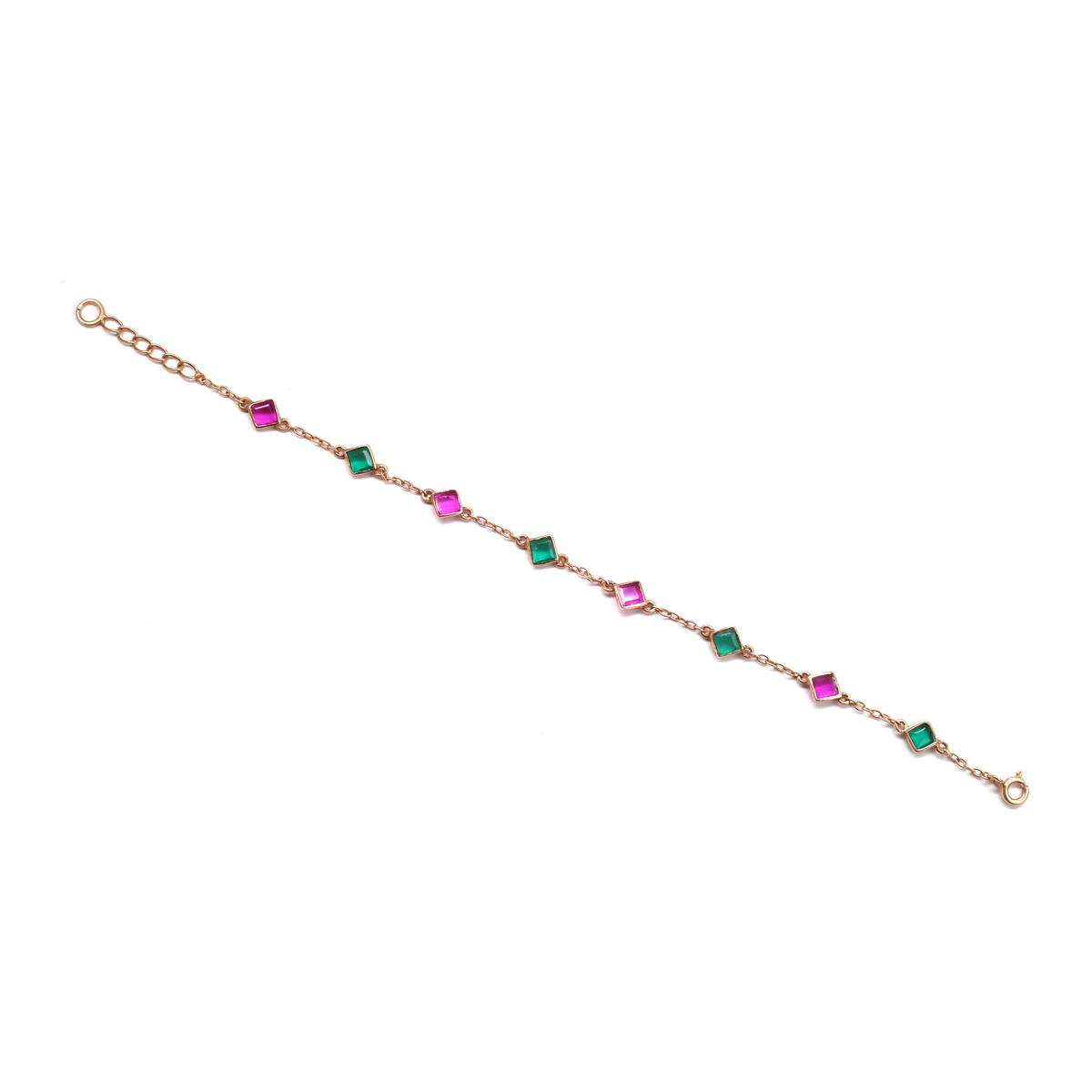 Red-Green Onyx Noble Heritage Bracelet