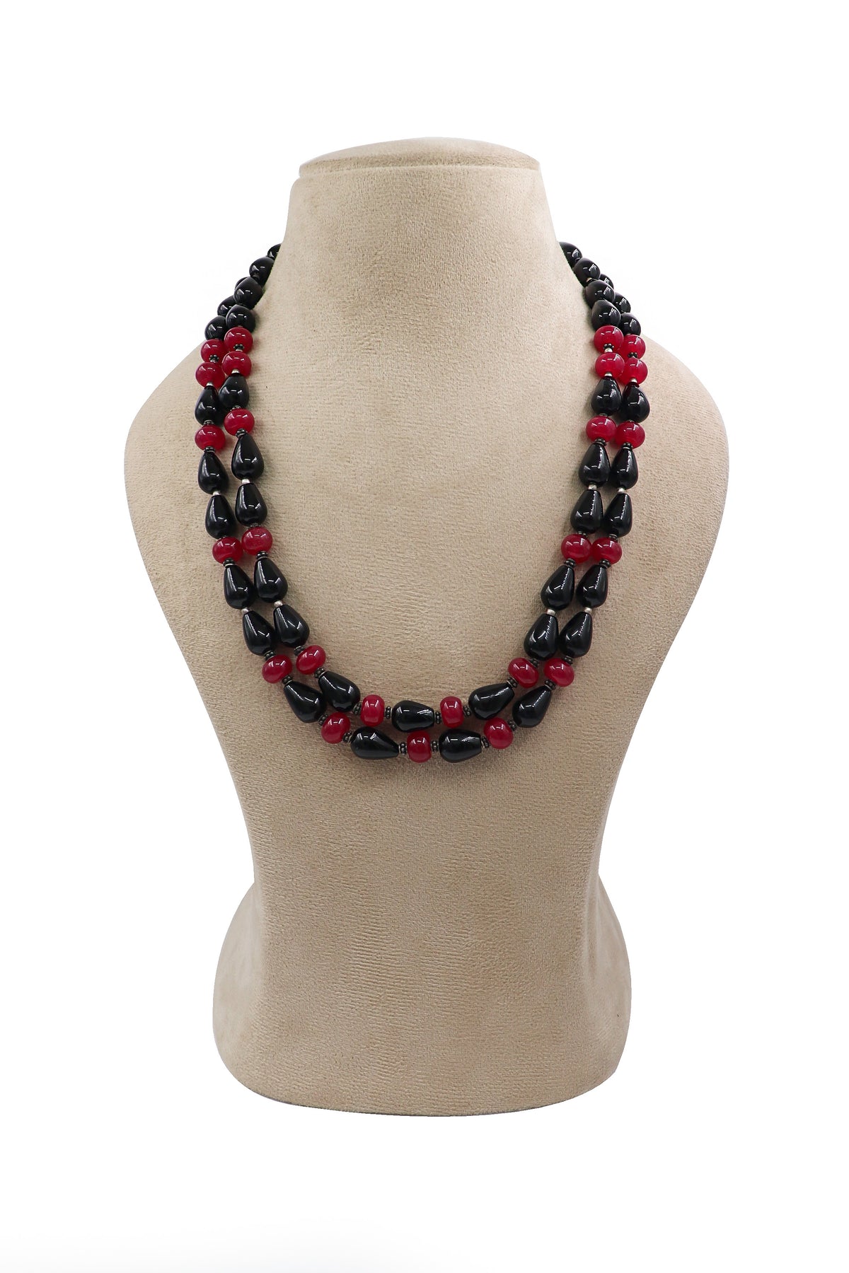 Onyx & Agate Regal Gemstone Necklace