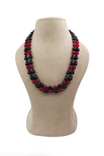 Onyx & Agate Regal Gemstone Necklace