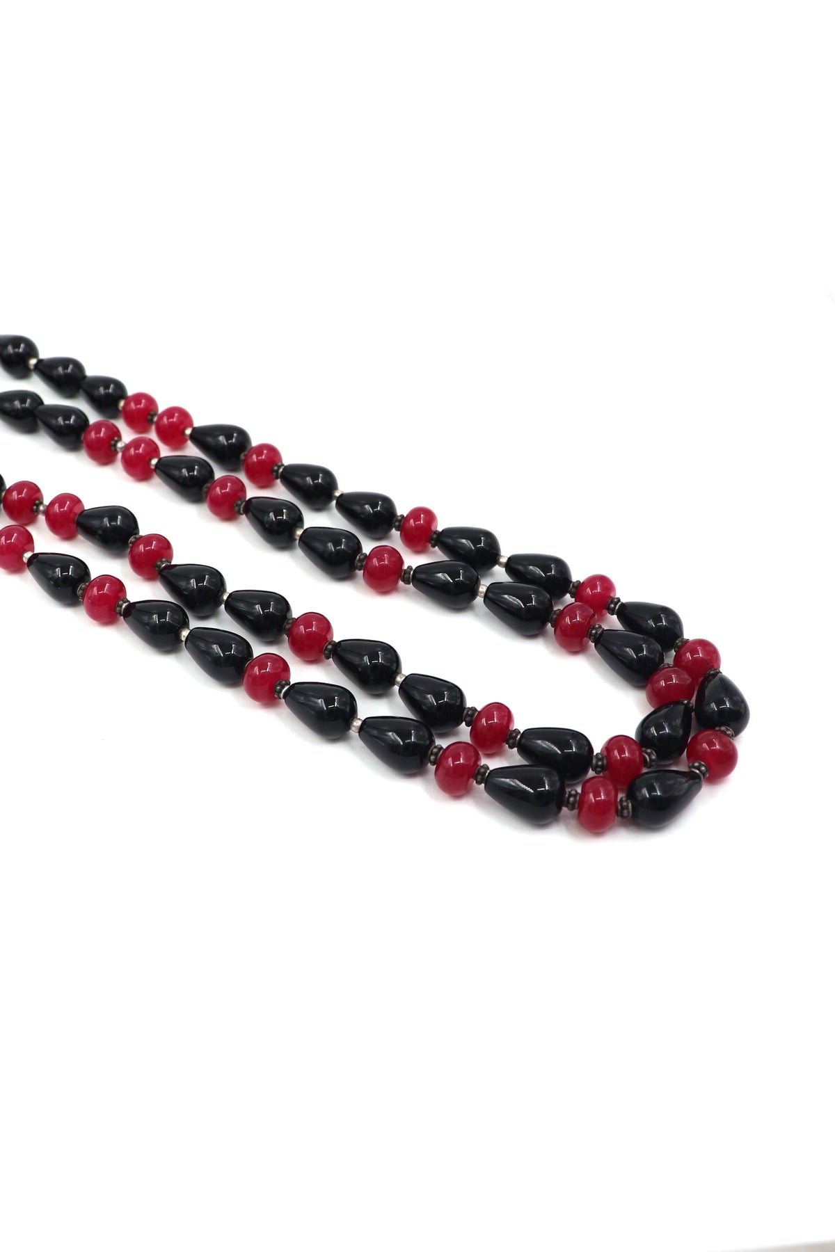 Onyx & Agate Regal Gemstone Necklace
