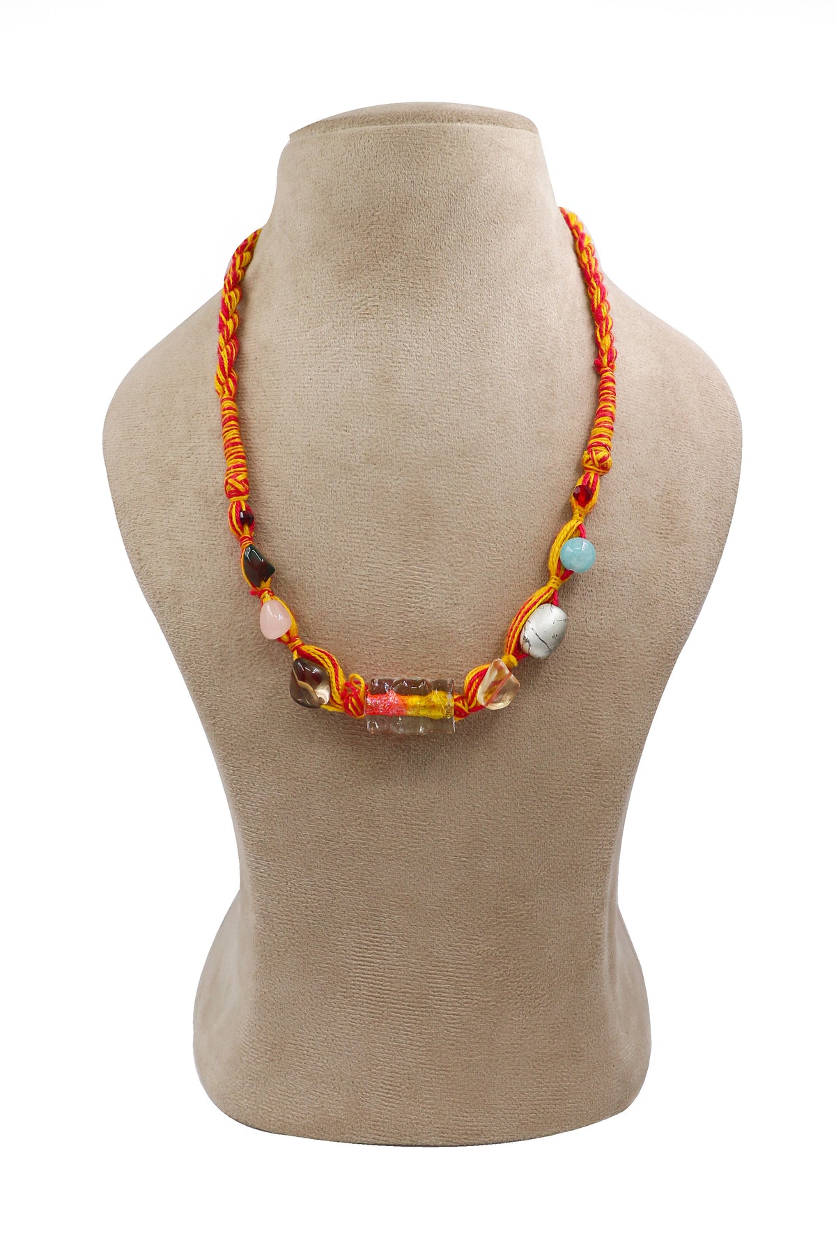 Gemstone Serenity Beaded Necklace