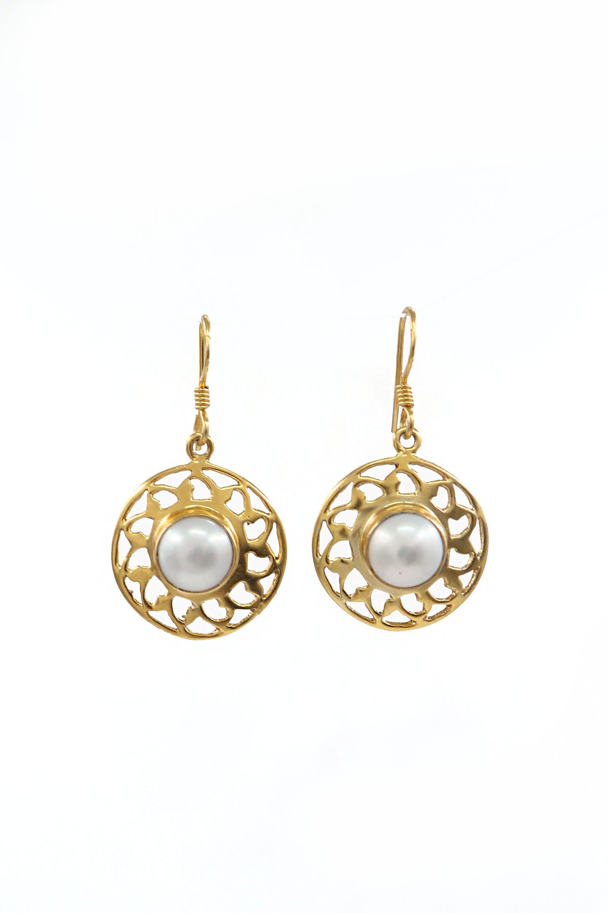 Pearl Majesty Gold Earring