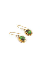 Green Turquoise Royal Dangle Earring