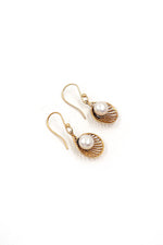 Pearl Royalty Gold Dangle Earring