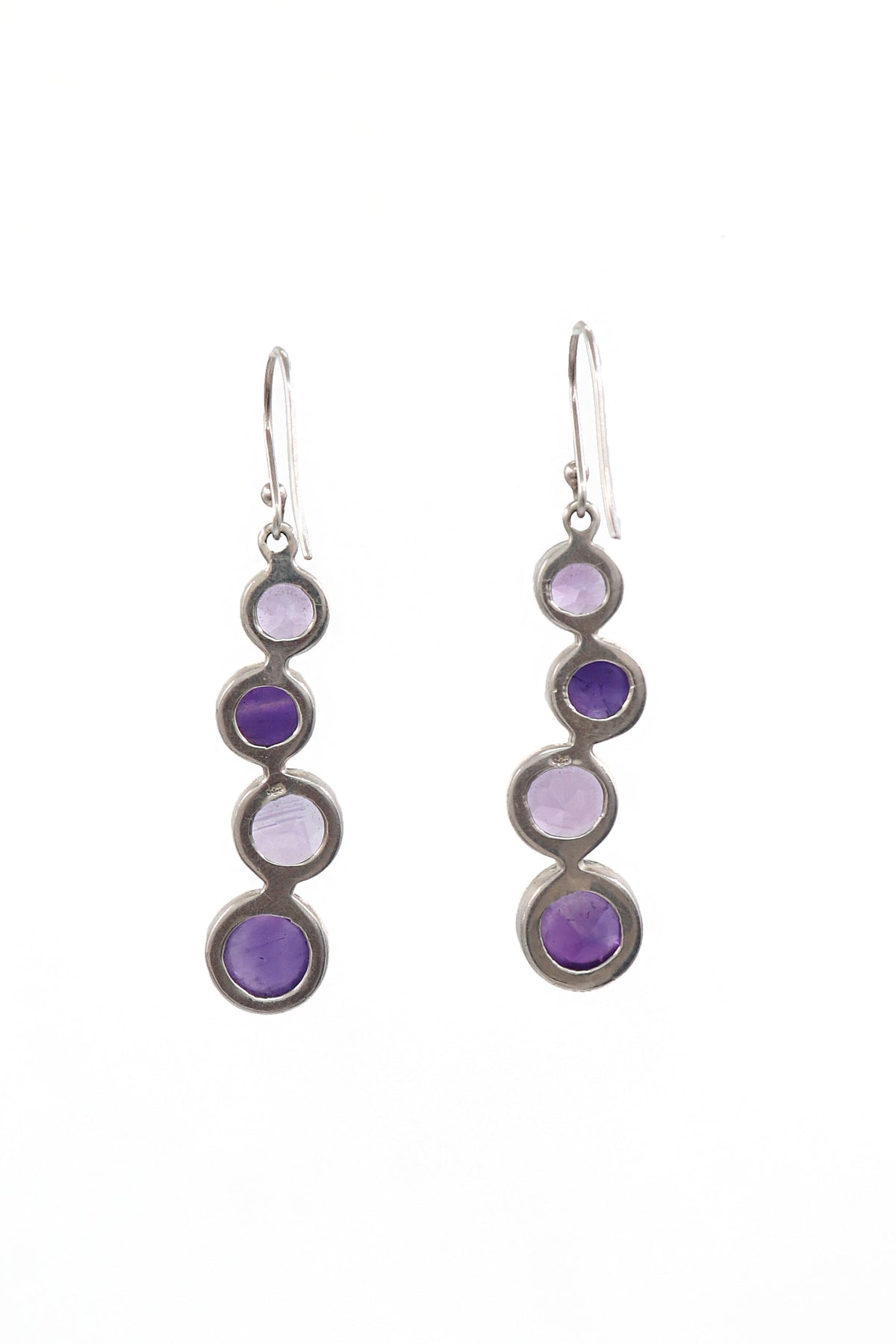 925 Silver Amethyst Regal Earring