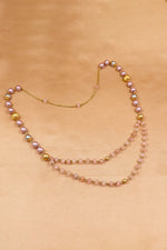 Rose Quartz & Pearl Regal Necklace