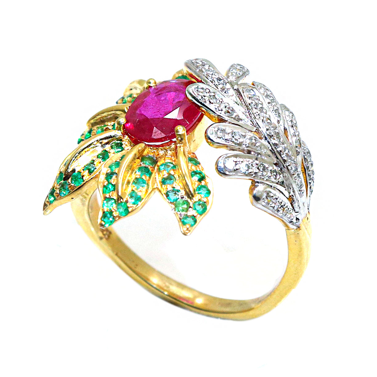 Elegant Multi Gemstone Ring for Every wedding Occasion.