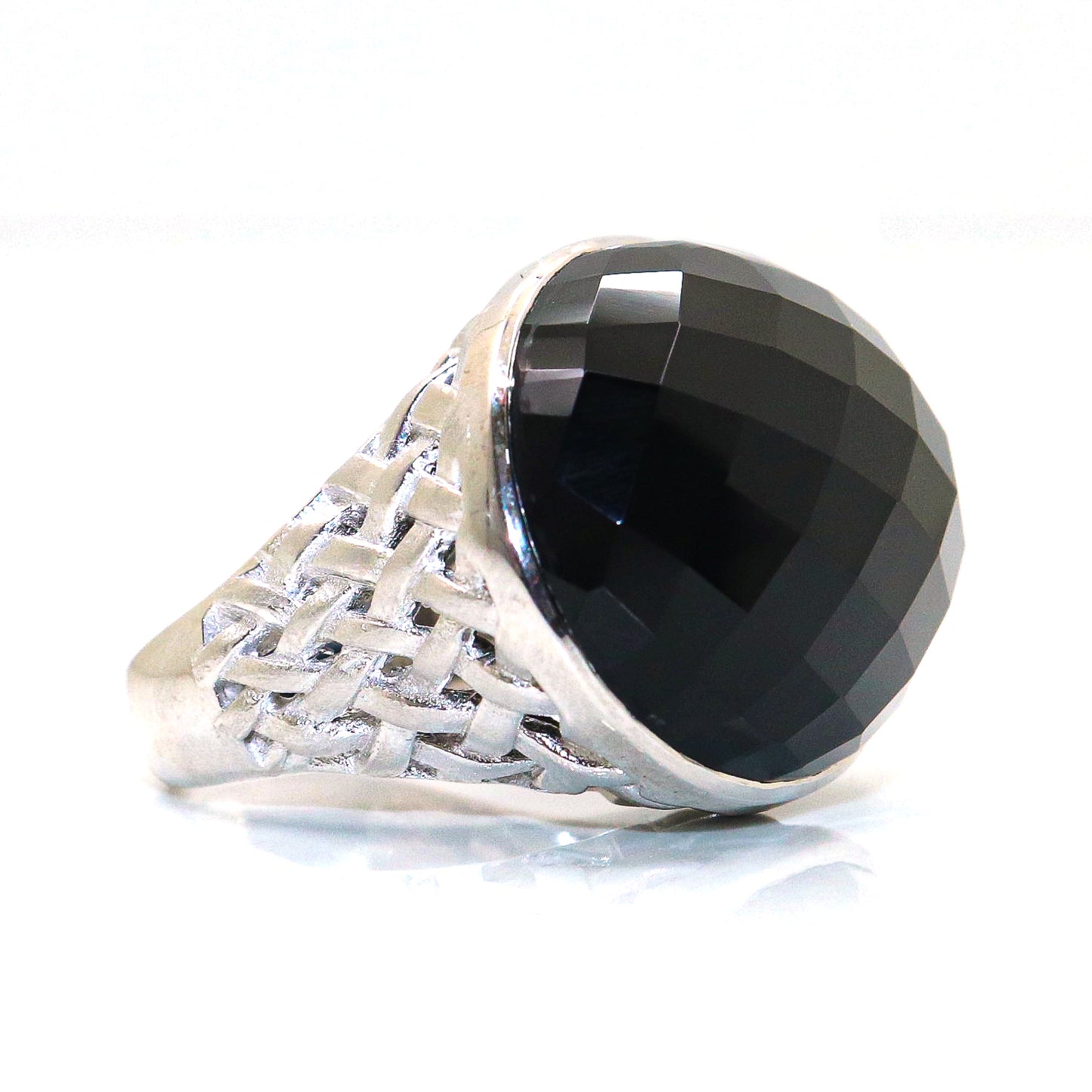 Stunning Festival-Ready Black Onyx Gemstone Ring