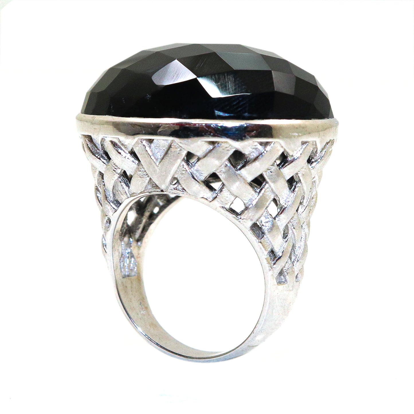 Stunning Festival-Ready Black Onyx Gemstone Ring