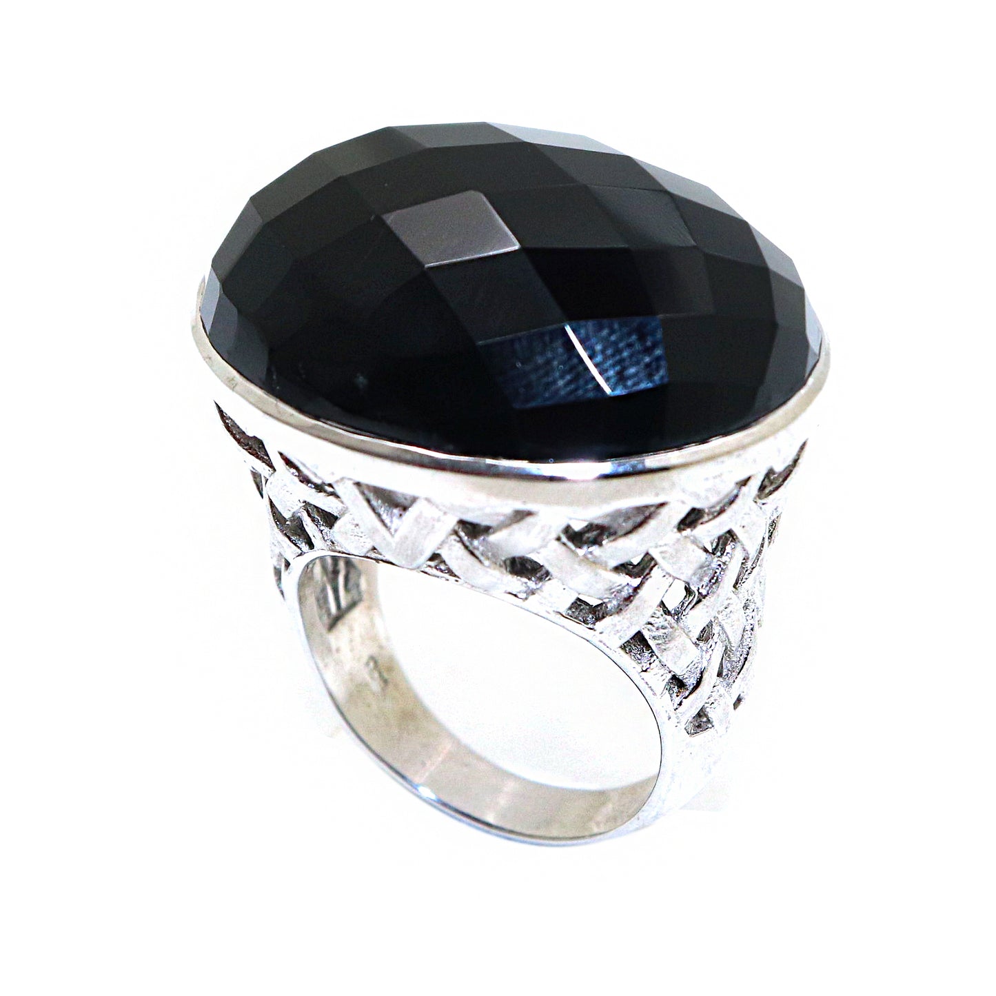 Stunning Festival-Ready Black Onyx Gemstone Ring