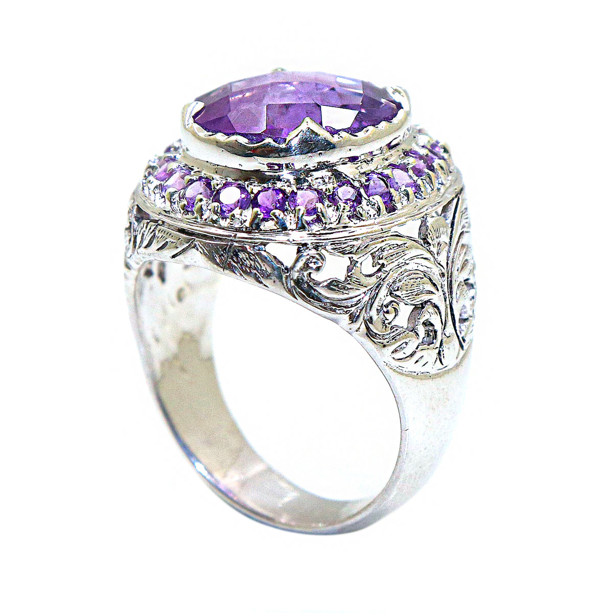 Amethyst Avant Ring