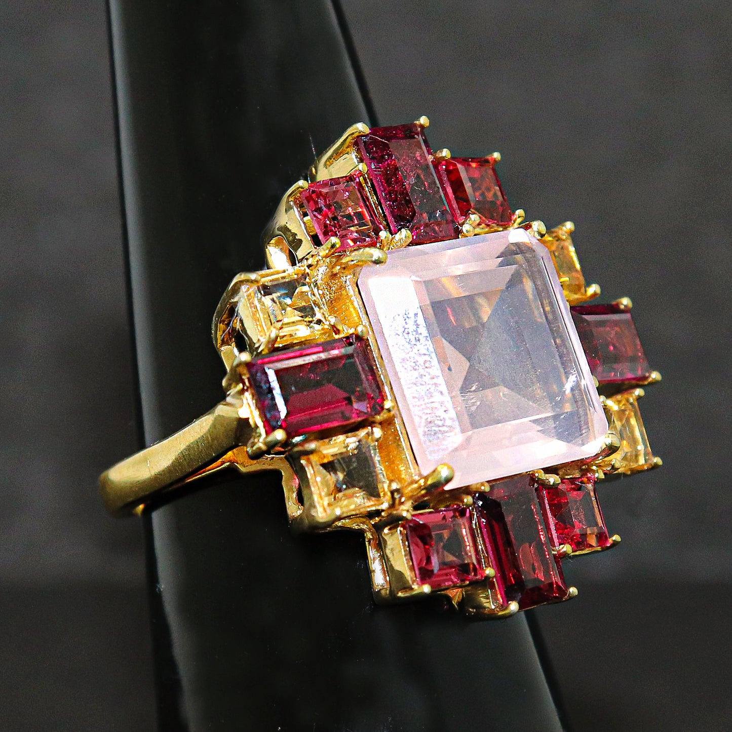 Glamorous Semi-Precious Gemstone Ring – Ideal Festival Gift